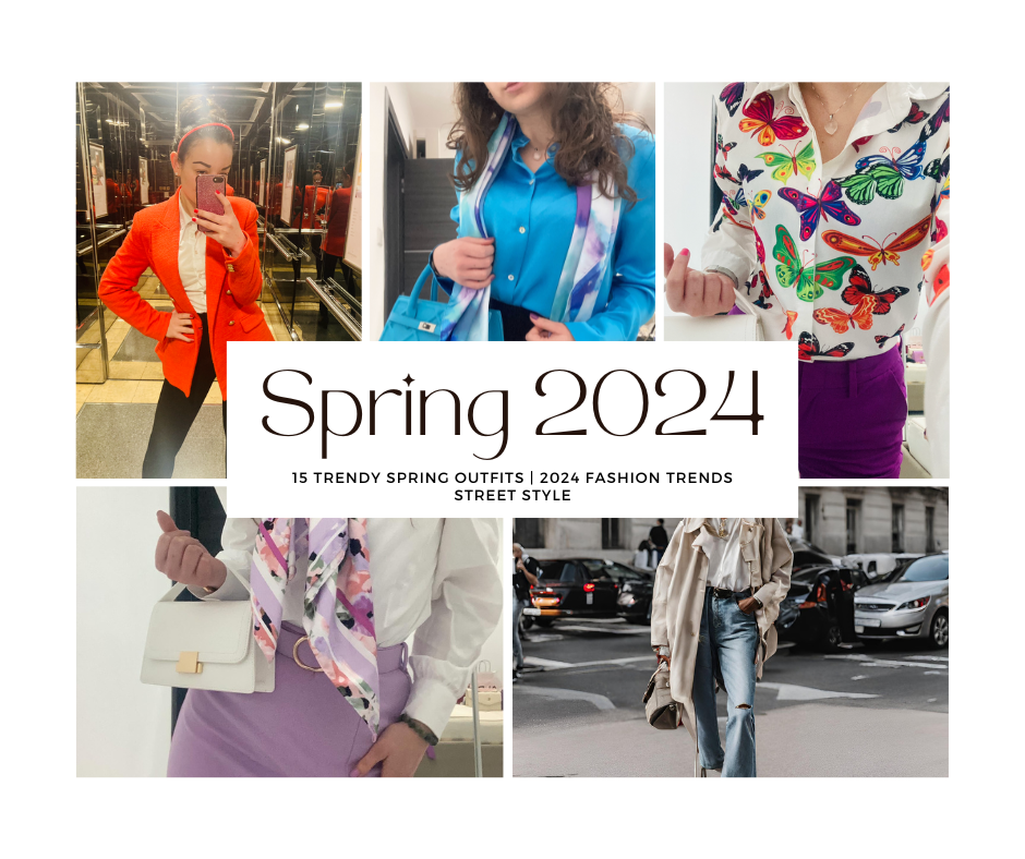 15 Trendy Spring Outfits | 2024 Fashion Trends Street Style