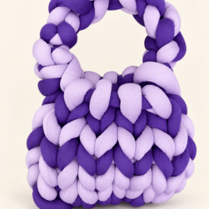 Handmade Purple Chunky Bag